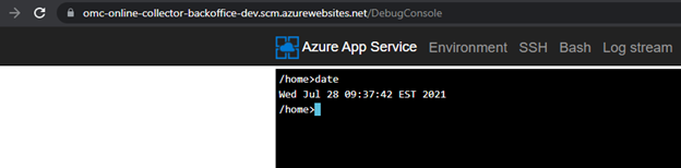 An image from the static